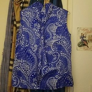 Vintage 60s Hawaiian Blouse size 16